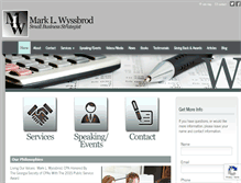 Tablet Screenshot of markwyssbrod.com